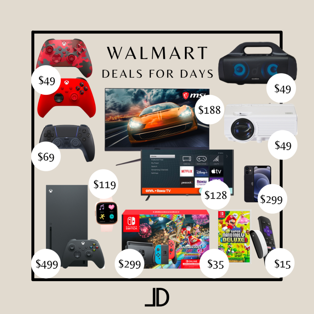 Walmart Black Friday electronics, nintendo, x box, tv, monitor, apple iPhone