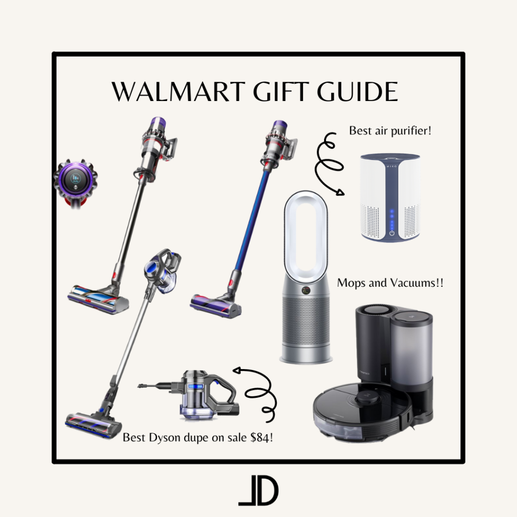 walmart gift guide, Dyson vacuum, air purifier, robot mop and vacuum