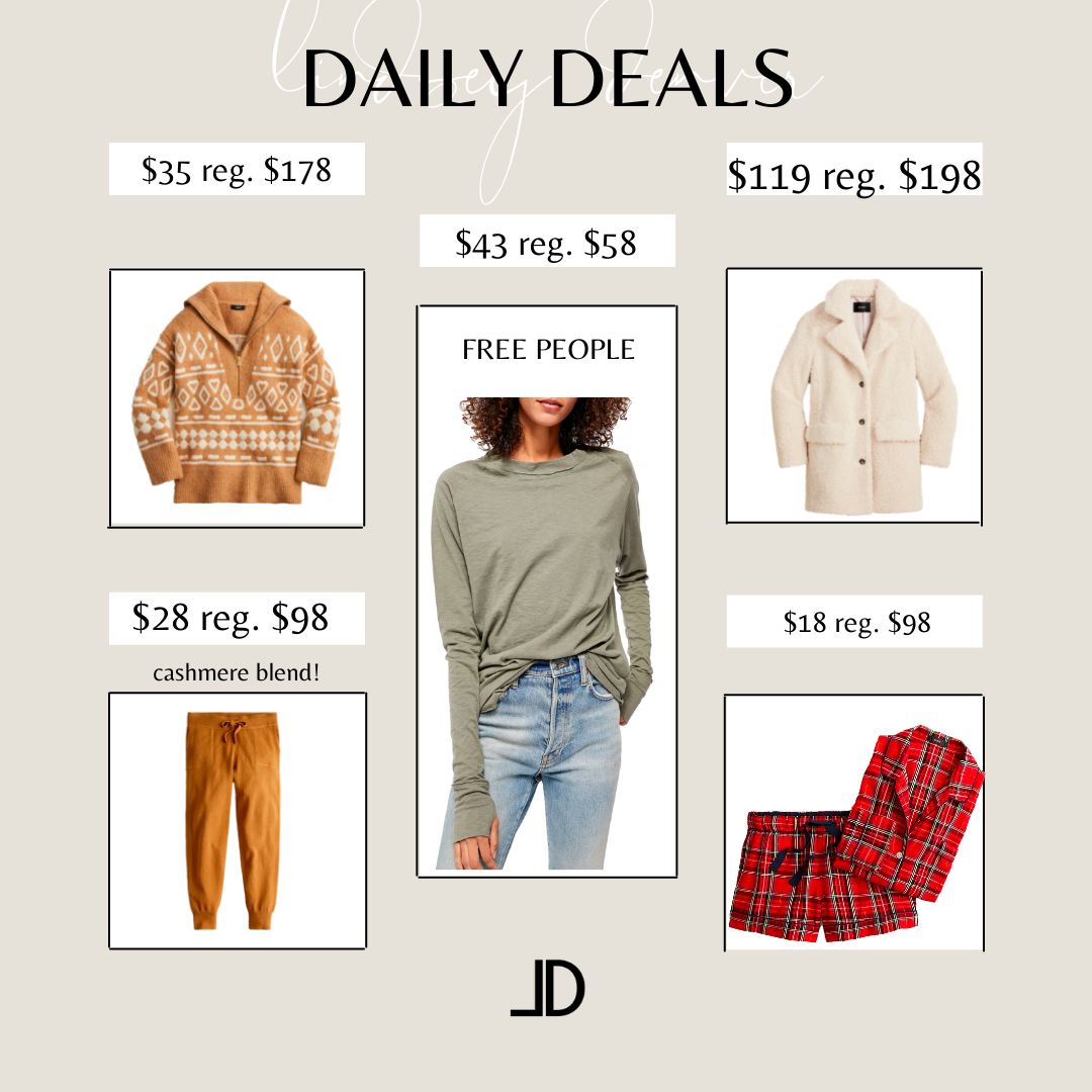 NORDSTROM SALE, Nordstrom free people sweater sale, J Crew sale, pajamas, cashmere joggers, quarter zip sweater