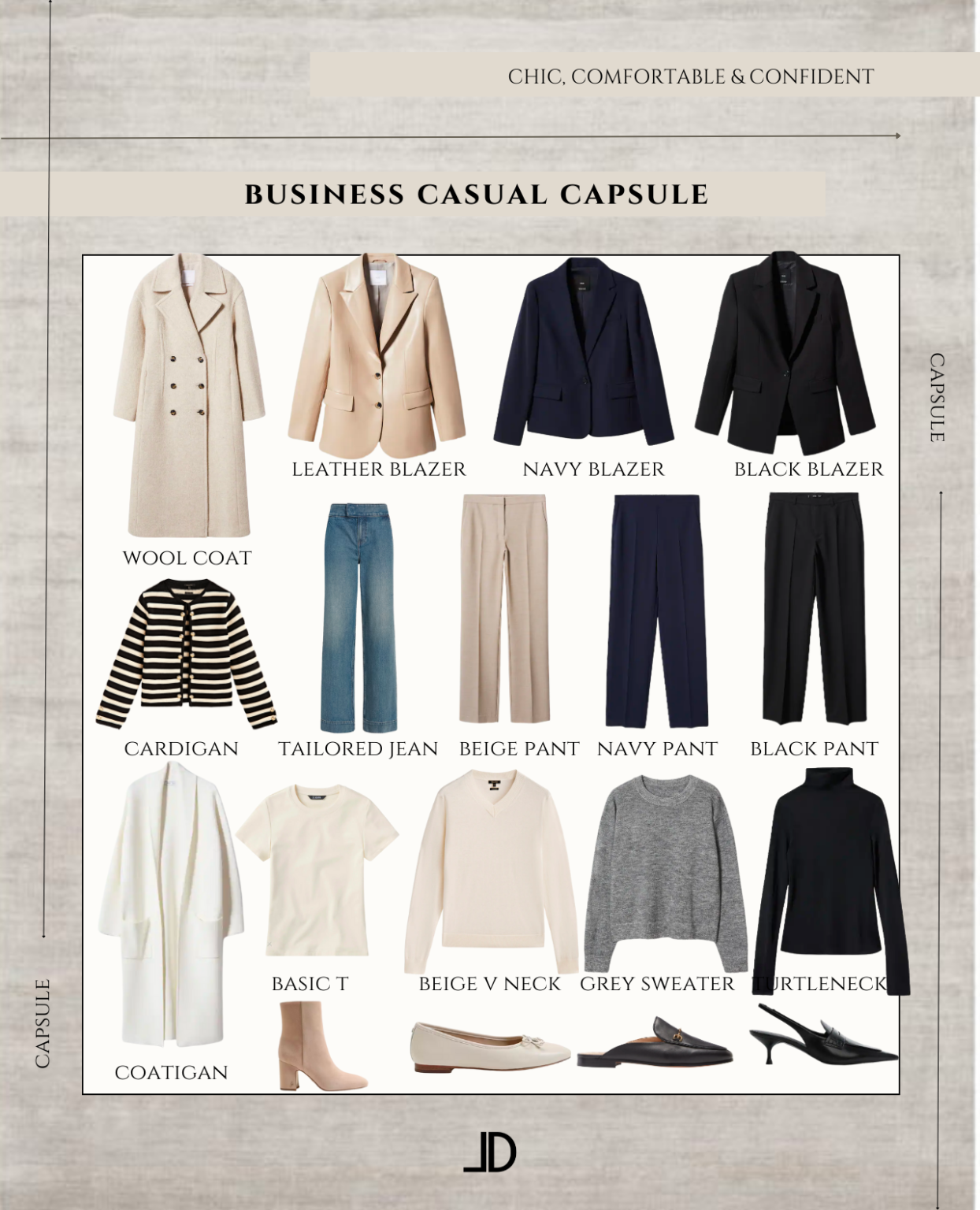 BUSINESS CASUAL CAPSULE WARDROBE lindsey denver