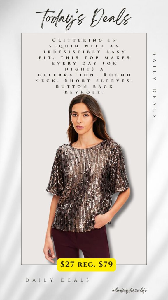 Thanksgiving, Sequin Top