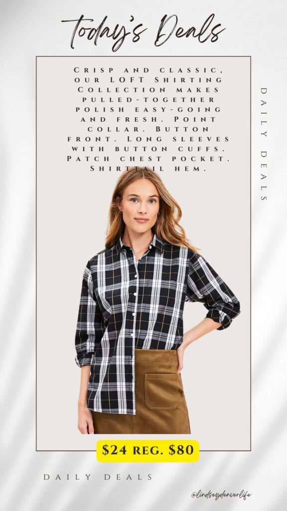 Thanksgiving, Plaid Top